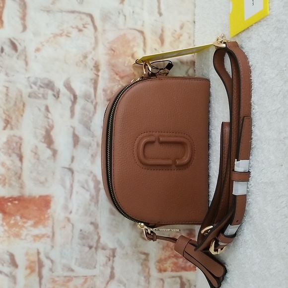 New Marc Jacobs Shutter Leather Crossbody Bag